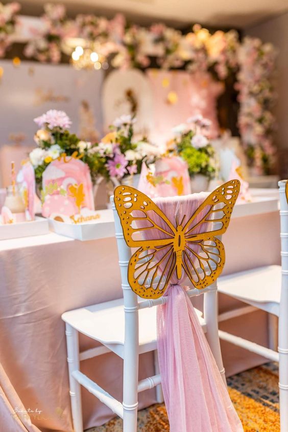 ideas para decorar fiesta mariposas
