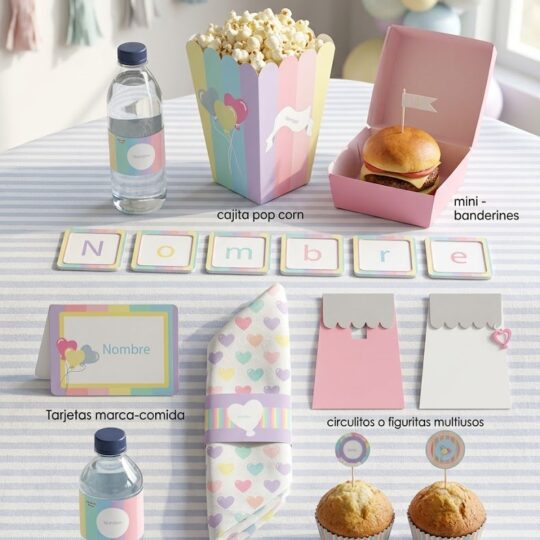 kit imprimible rainbow dreams